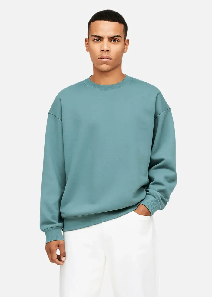 Loose-Fit-Sweatshirt blue