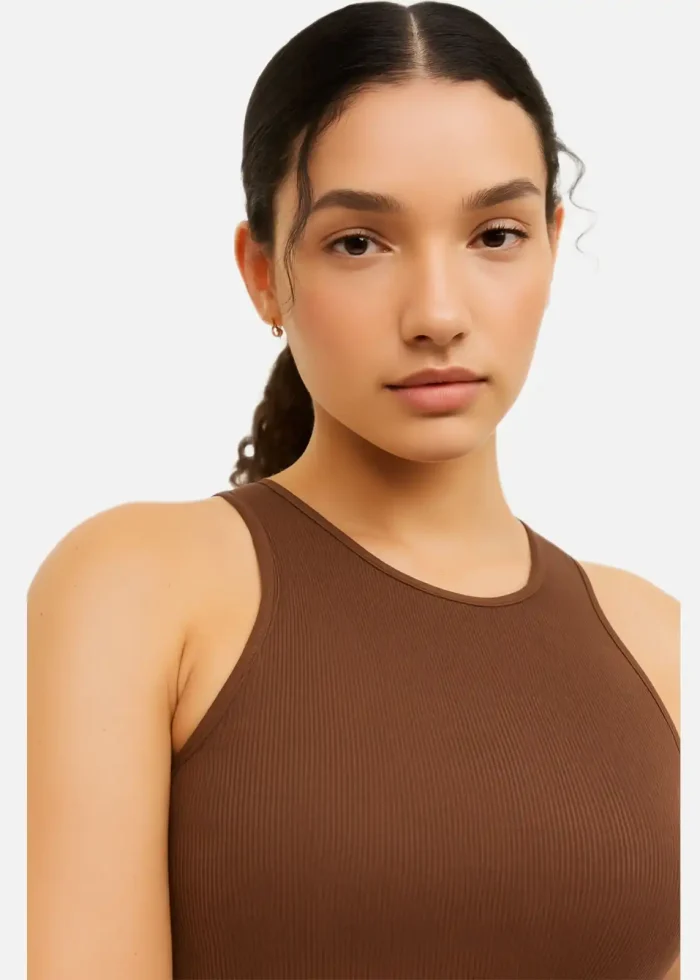 Medium-Support-Sports-Bra-brown