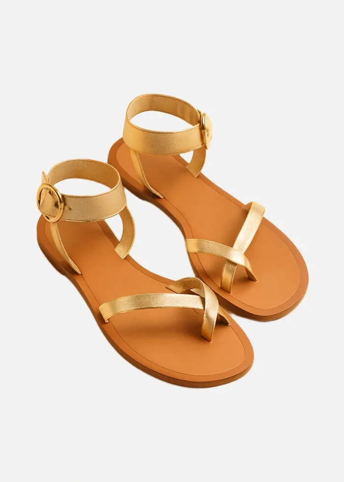 The-Metallic-Gold-Women's-Sandals